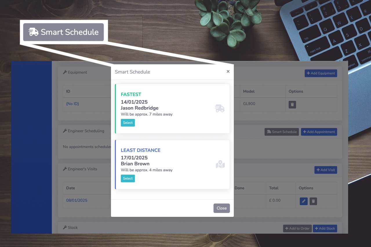 Jobable features smart scheduling to save time and money